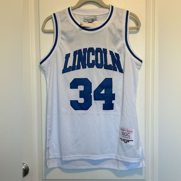 Jesus Shuttlesworth #34 He Got Game White Jersey - XS Unisex - Headgear Classics - Picture 3 of 8